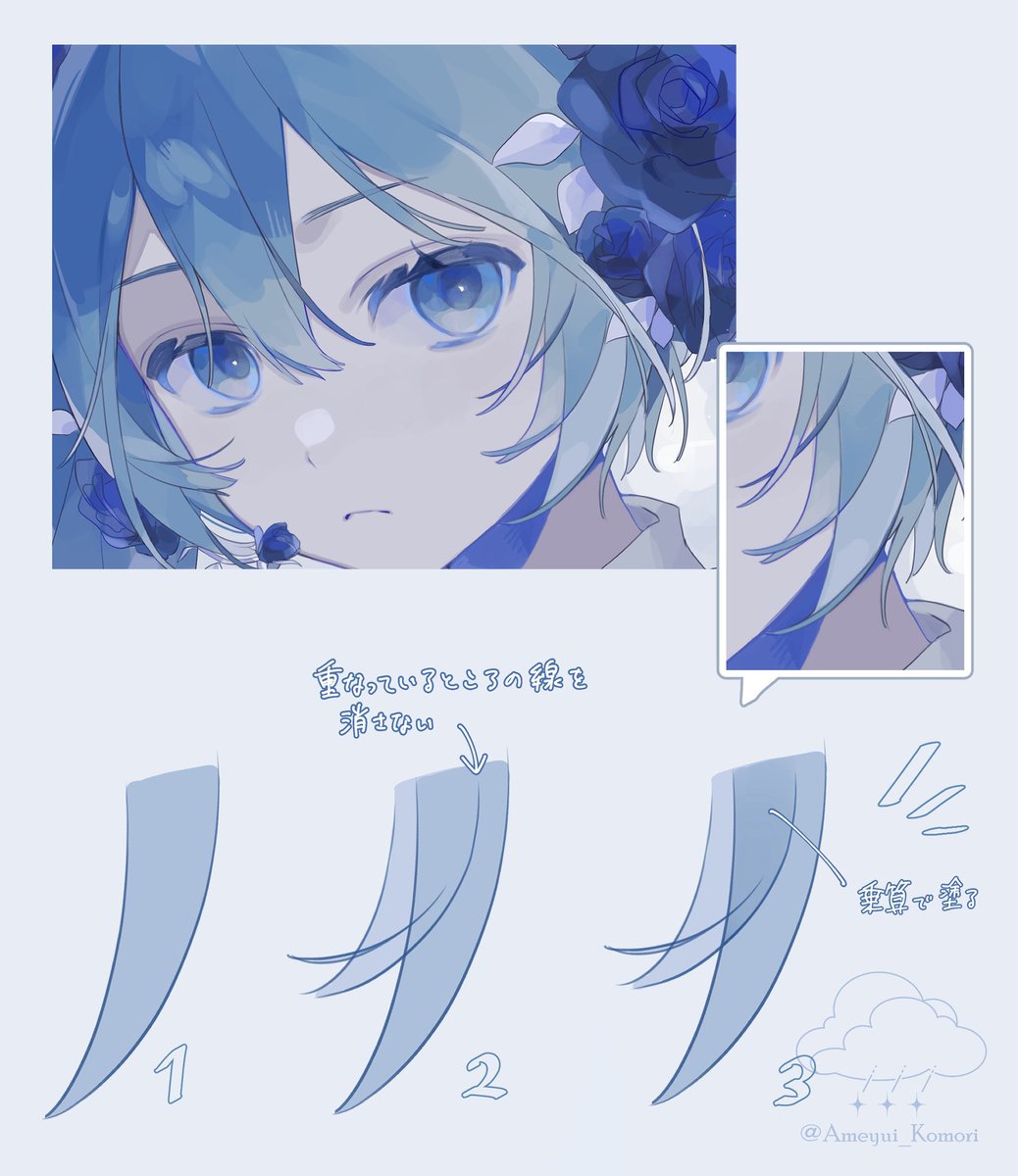 Ameyui_Komori's tweet photo. 髪の毛 https://t.co/t5QYSrNFVI
