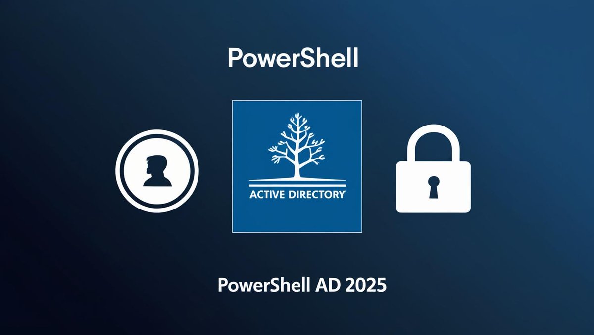 TechyGeeks1's tweet image. PowerShell Active Directory Management in 2025: The Definitive Guide | #2025Tech #ActiveDirectory #ADAutomation #PowerShell7 #SecurityAudit #UserManagement #WindowsServer2022
tinyurl.com/27za2jye