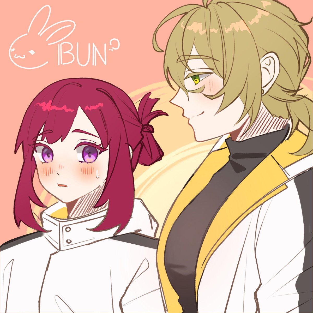 [Repost] MamoHiyo specific sketch dump for all my MamoHiyo girlies (gender neutral) #シャレマニ 