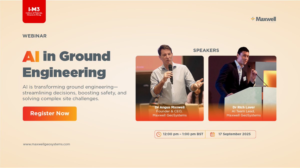 MaxGeoSys's tweet photo. How AI is Transforming Ground Engineering | Register Now

Register Now :
https://t.co/0TifrlqFKI https://t.co/qG9zESFDZI