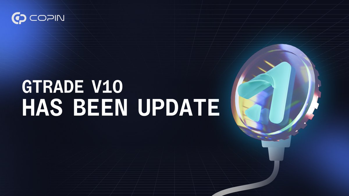Copin Analyzer π (@copin_io) on Twitter photo β
Update: gTrade v10 is now live on Copin!
You can once again access gTrade wallet views & data seamlessly β with full support for the new upgrade from <a href="/GainsNetwork_io/">gTrade | Gains Network π</a>.
Thanks for your patience during maintenance. Your trading edge is sharper than ever with Copin. π β
Update: gTrade v10 is now live on Copin!
You can once again access gTrade wallet views & data seamlessly β with full support for the new upgrade from <a href="/GainsNetwork_io/">gTrade | Gains Network π</a>.
Thanks for your patience during maintenance. Your trading edge is sharper than ever with Copin. π