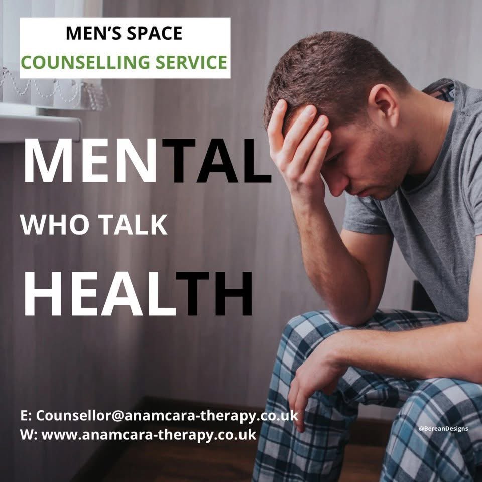 Men who talk heal. 

To arrange an appointmenr get in touch via phone, email or our web page~  

anamcara-therapy.co.uk/contact
<a href="/AnamCaraCIC/">Anam Cara Community Counselling CIC</a> 

#warrenpoint #newry #camlough #crossmaglen #carlingford #omeath #dundalk #rathfriland #hilltown #banbridge #rostrevor