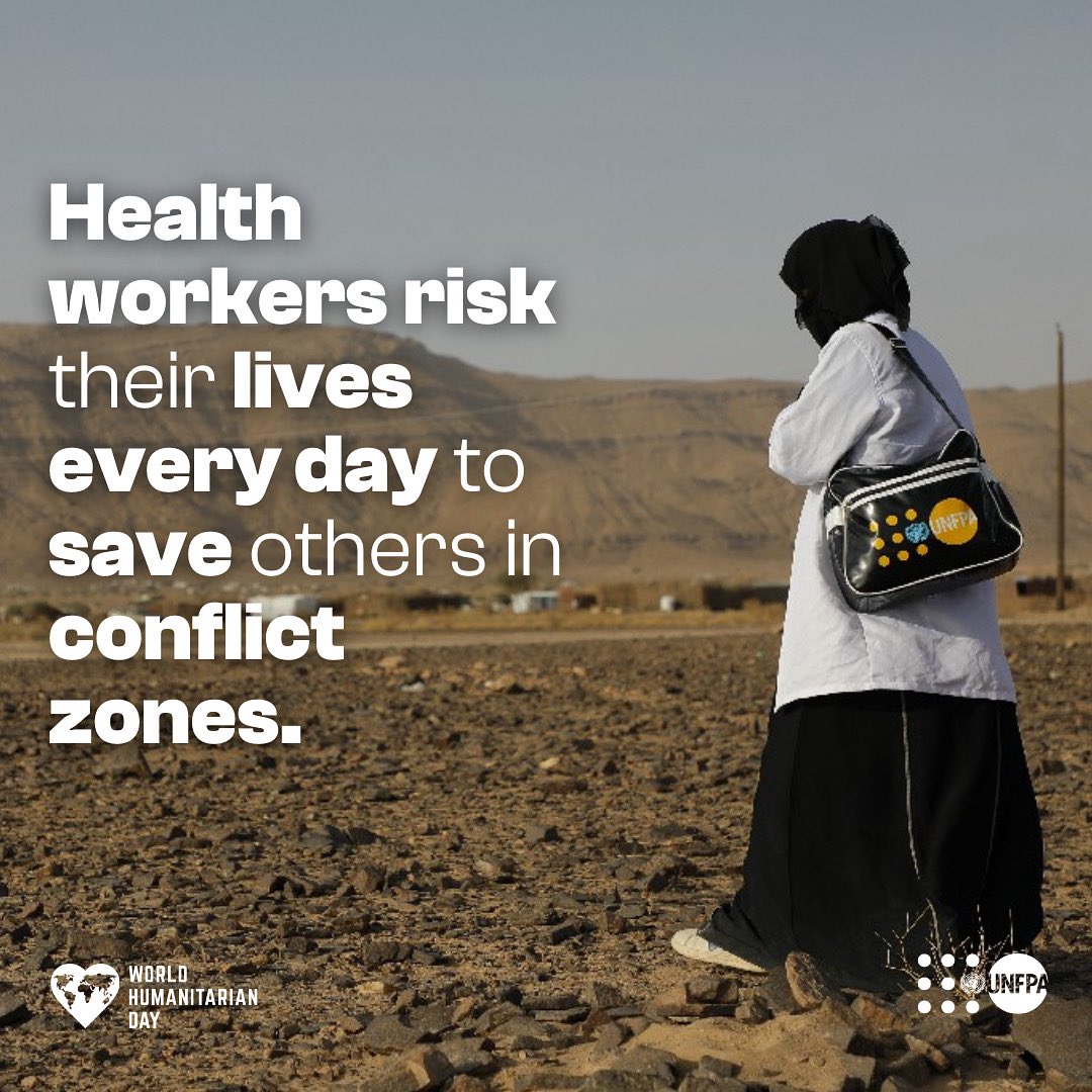 UNFPA Arab States (@unfpa_asro) on Twitter photo Health workers are protected under international humanitarian law.
Attacks on those saving lives in conflict zones violate fundamental rights and must not continue.
#NotATarget #ActForHumanity Health workers are protected under international humanitarian law.
Attacks on those saving lives in conflict zones violate fundamental rights and must not continue.
#NotATarget #ActForHumanity