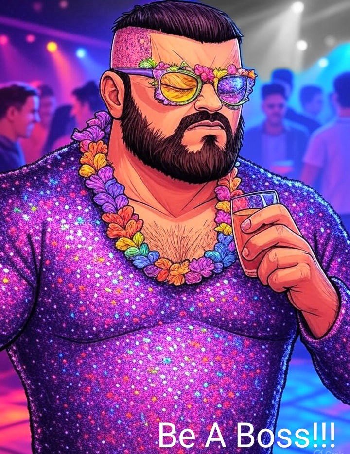 ProjectXando000's tweet photo. ✨ "Rock the glitter, sip the power, own the vibe – That’s how a boss shines! ✨ #Be A Boss" $Boss @bossonbonk https://t.co/5EH4GsVYCM