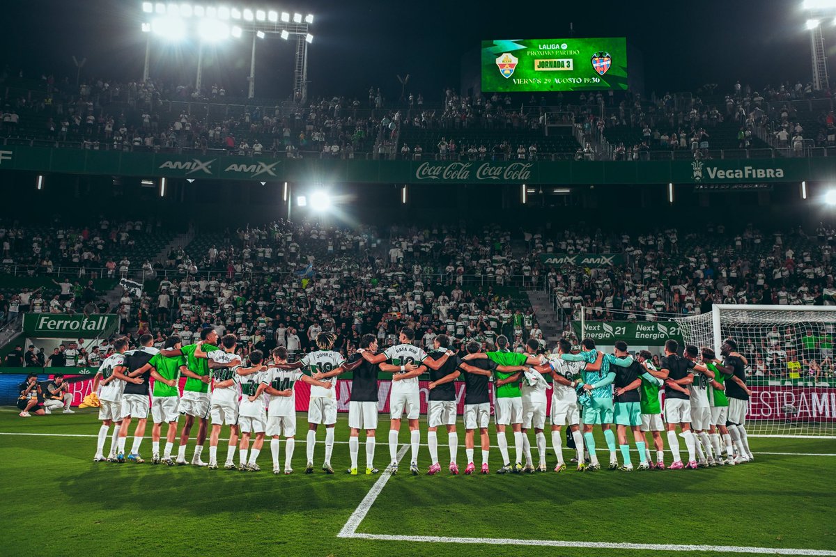 18 de agosto del año 2025. Un día inolvidable. ♾️💚 <a href="/elchecf/">Elche Club de Fútbol</a>