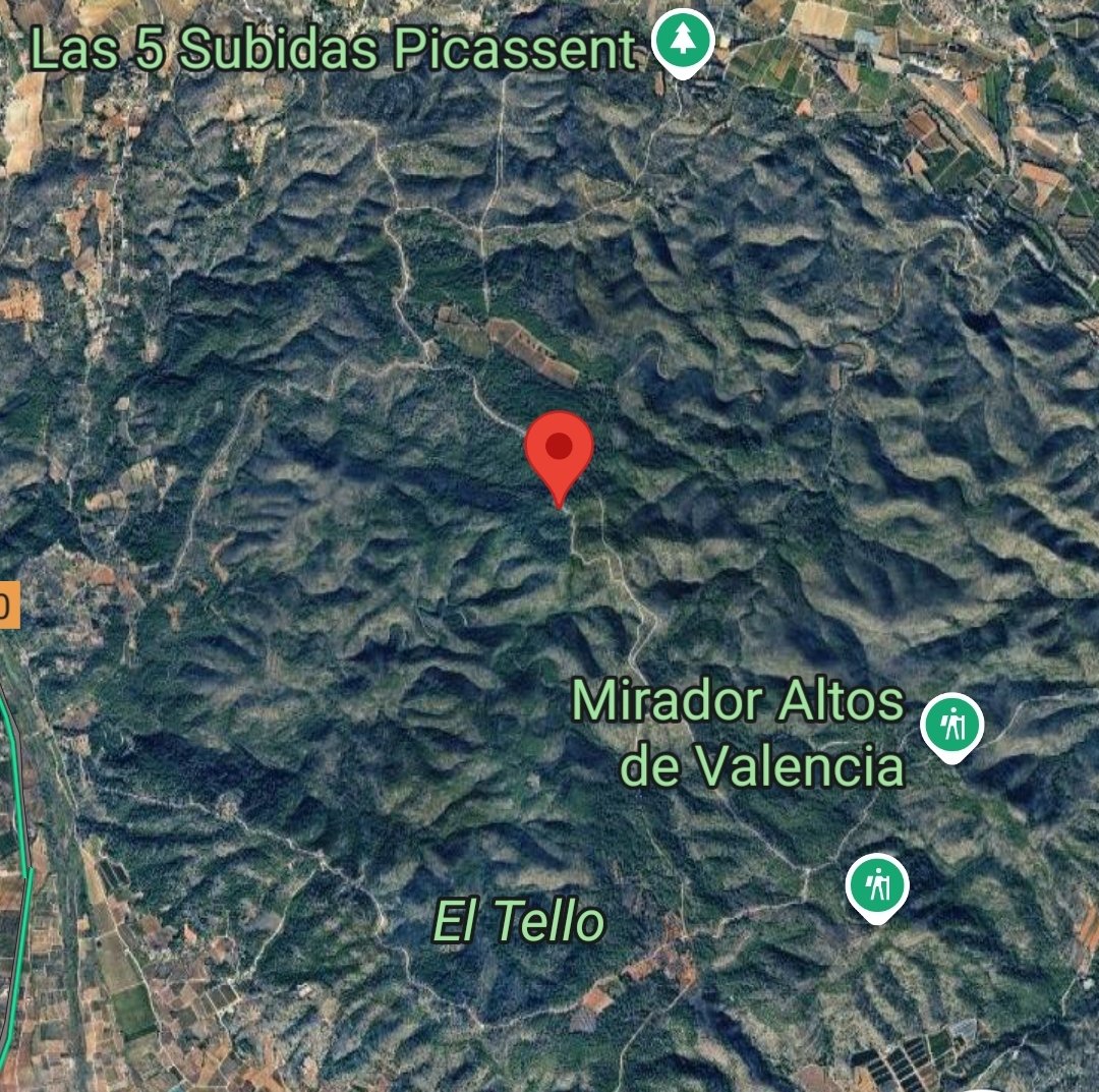 VOSTcvalenciana's tweet photo. 🔥Declarado #incendio #forestal en #Llombai (V)
HT de seguimiento #IFLlombai.
Medios movilizados. https://t.co/dUH6bMVwlh