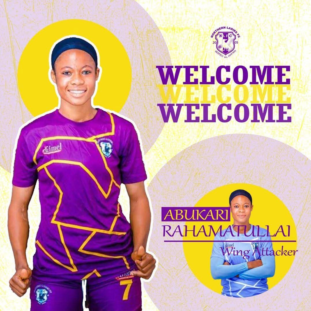 🚨🅰️PICKI 🔵⚪: <a href="/2005_northern/">NORTHERN LADIES FC</a> has completed the signing of attacker Abukari Rahamatullai from Bagabaga Ladies.

📲 For the latest transfer and exclusive stories, follow us on all our social media platforms.

#WomensFootballGhanaNetwork
#WFN_Ghana