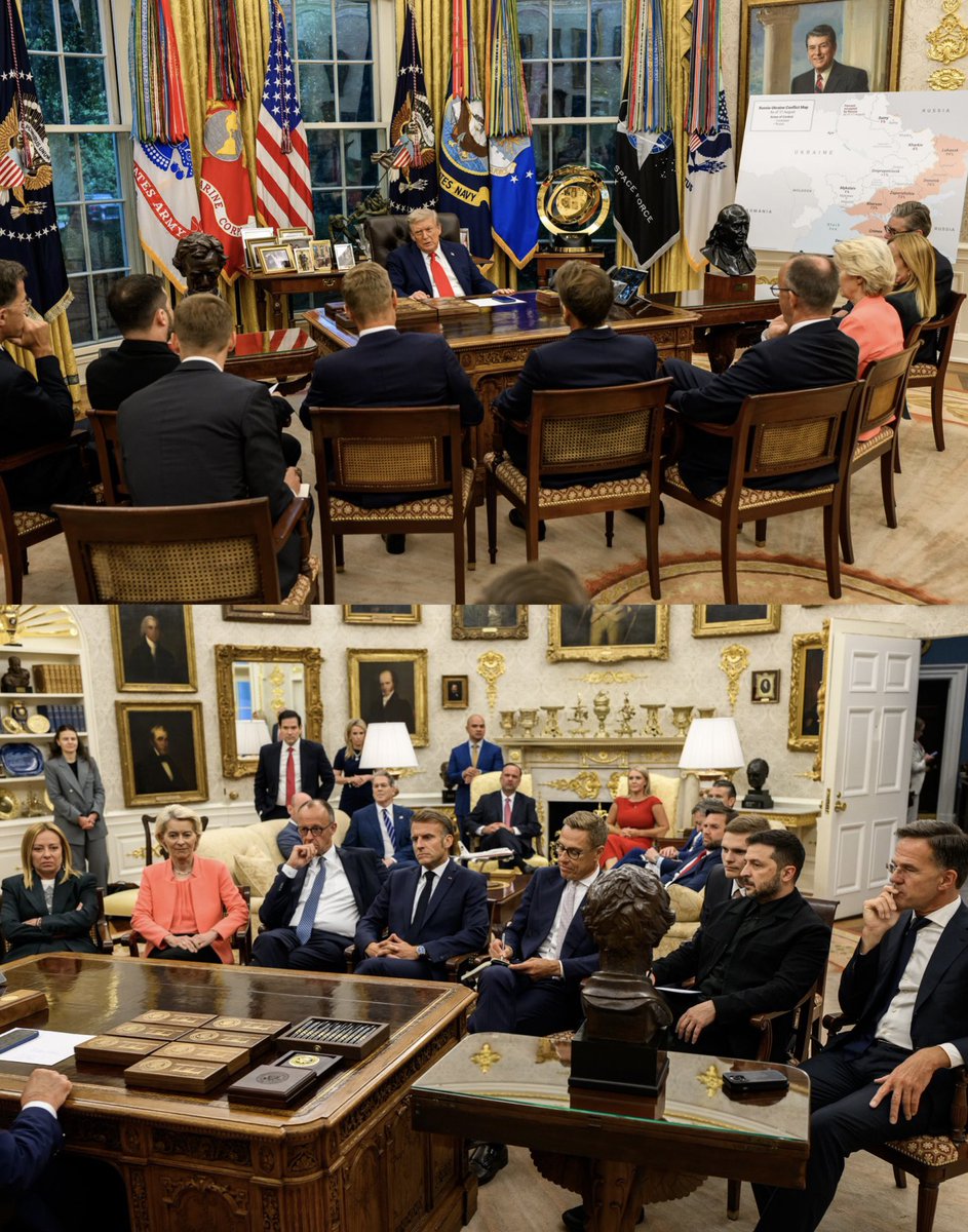 manaf12hassan's tweet image. Es ist wirklich unfassbar, wie sich Staatsoberhäupter großer Nationen und Von der Leyen und Mark Rutte mehrmals so heftig vorführen lassen können.

Fehlt nur noch, dass Trump sagt: „Ok, Kinder, heute lesen wir die Seiten 95-100.“