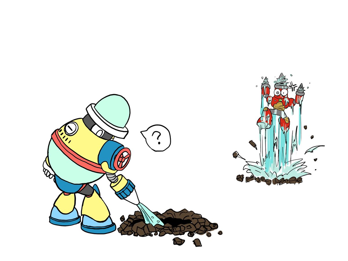 hobby_cheekun's tweet photo. #ロックマン即オチ1コマ https://t.co/mxPu0wCExm