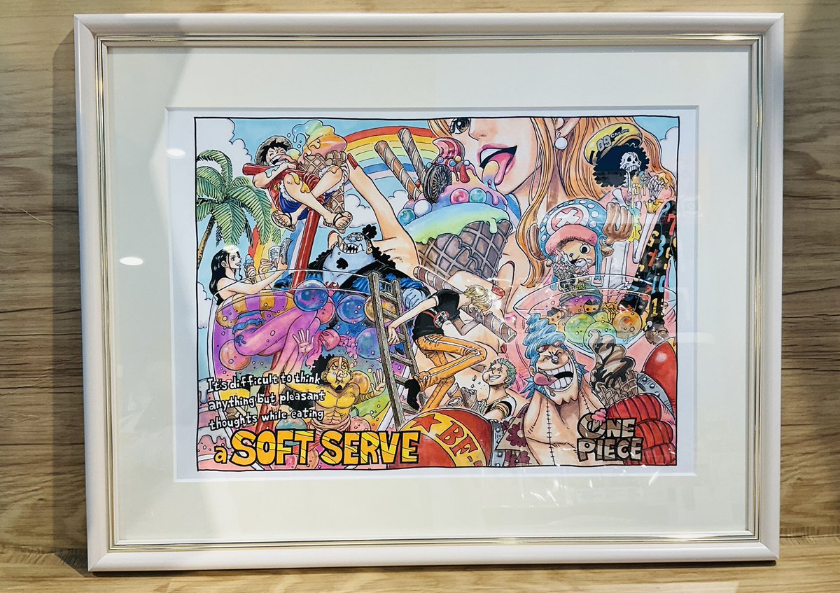 ワンピース     ONE PIECE    額装高精細複製原画 ONE PIECE』額装高精細複製原画 （週刊少年ジャンプ