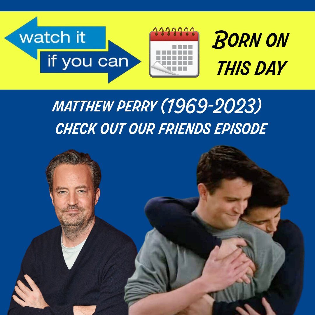 Watch_it_Pod's tweet image. #MatthewPerry #today #friends 
@FriendsTV #chandlerbing
