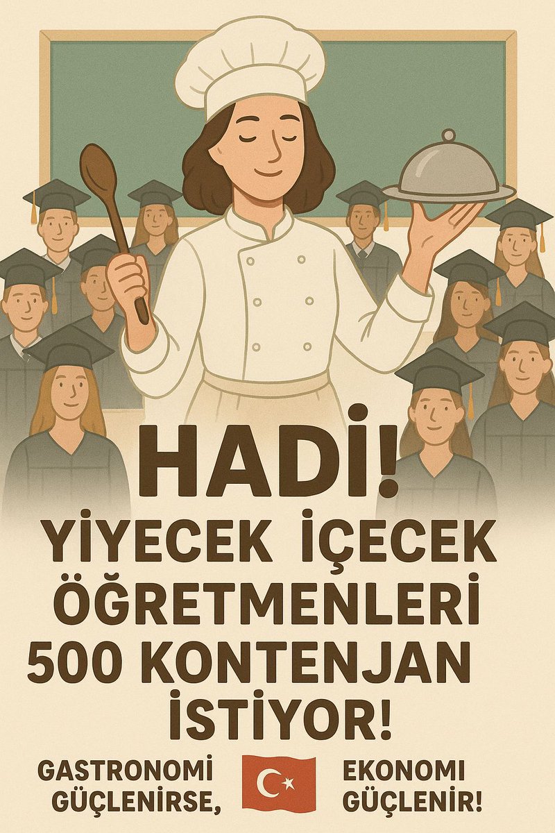 <a href="/tcmeb/">Millî Eğitim Bakanlığı</a> <a href="/Yusuf__Tekin/">Yusuf Tekin</a> #YiyecekİçecekÖğretmenliği500Kontenjan <a href="/EmineErdogan/">Emine Erdoğan</a> <a href="/Yusuf__Tekin/">Yusuf Tekin</a> <a href="/tcmeb/">Millî Eğitim Bakanlığı</a> <a href="/mebpgm/">Personel Genel Müdürlüğü</a>