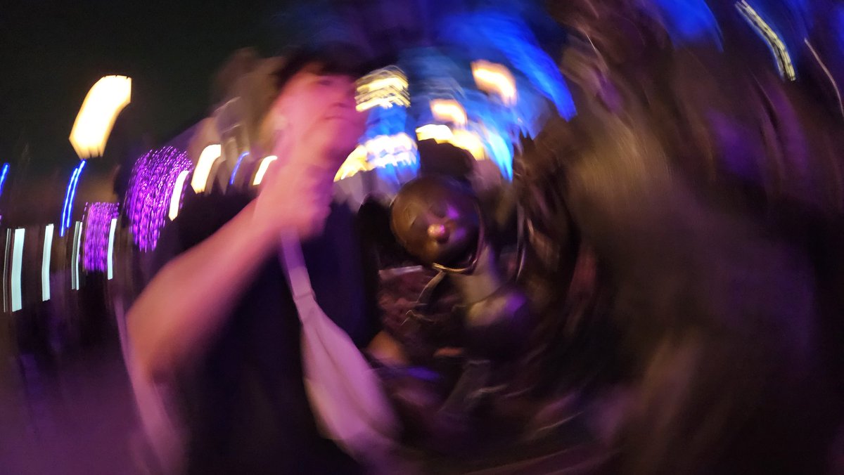 ディズニーで写真何枚か撮ってたらカメラの設定ミスって唐突に戦闘始まった