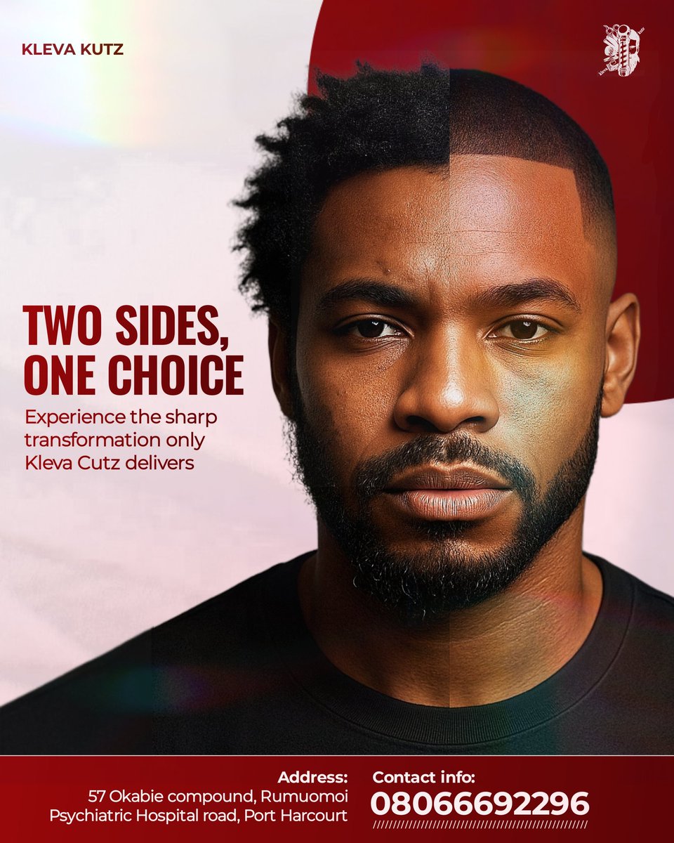 conworks_'s tweet image. I&apos;m a big fan of doing it for small brands.
 
You can apply that same creativity to upscale that small business that reached out to you for basic flyers.

Creative Ad Poster for Kleva Cutz.