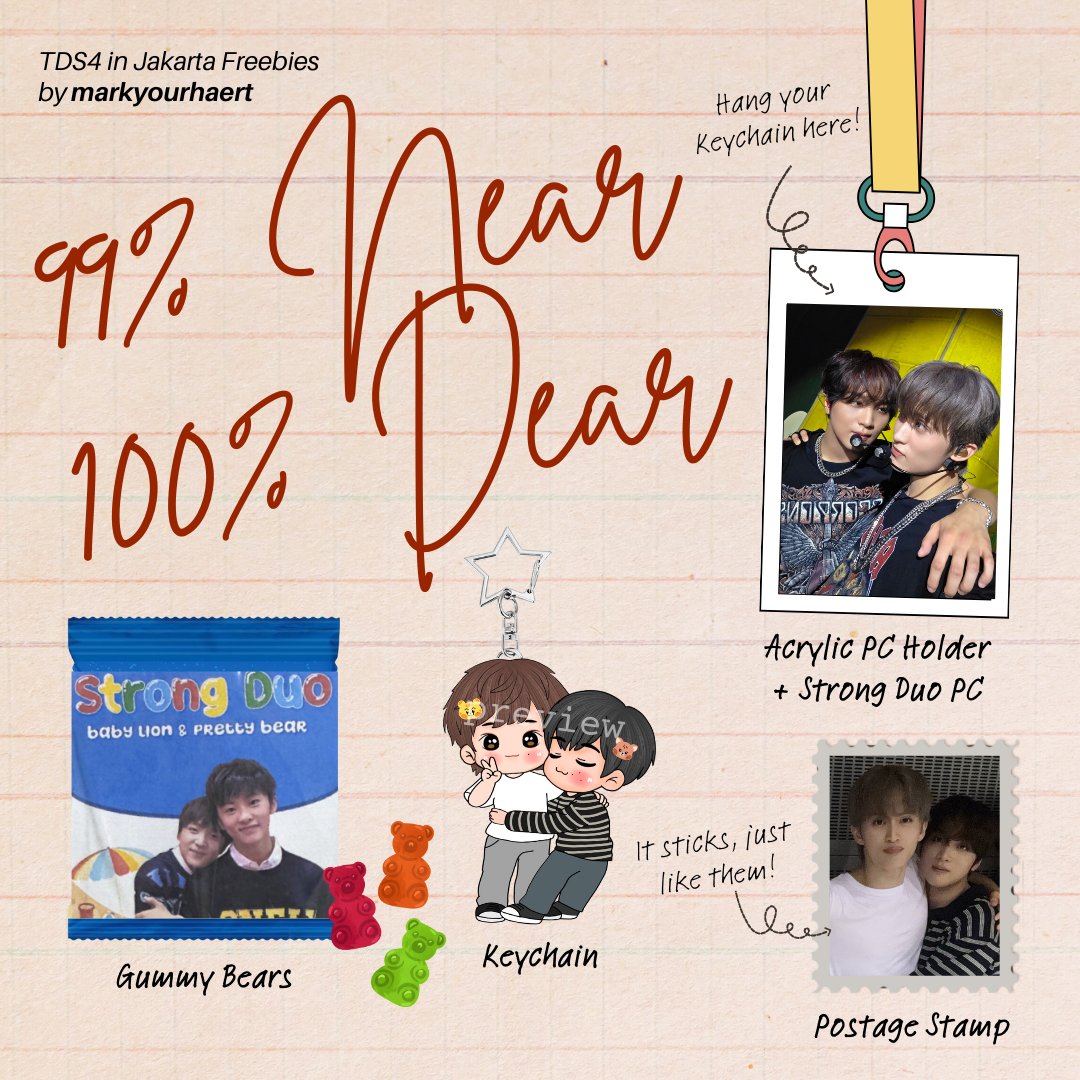 lyn ♡ 🐯ྀི 🐻ྀི #1st🫑 (@markyourhaert) on Twitter photo 🐯🐻 TDS4 IN JAKARTA FREEBIES BY <a href="/markyourhaert/">lyn ♡ 🐯ྀི 🐻ྀི | TASTE 9/8🩷</a>
99% Near, 100% Dear ✎⋆.ೃ࿔*
📍JIS
🗓 September 27-28, Day 1 & Day 2
⏰ TBA
♡ Like & RT appreciated!
♡ 41 Sets/Day = 82 Sets Total
𐙚 Strictly only for my MAHAEISTS followers
𐙚 Hype this tweet up! Reply anything <3
𐙚 Show me 🐯🐻 TDS4 IN JAKARTA FREEBIES BY <a href="/markyourhaert/">lyn ♡ 🐯ྀི 🐻ྀི | TASTE 9/8🩷</a>
99% Near, 100% Dear ✎⋆.ೃ࿔*
📍JIS
🗓 September 27-28, Day 1 & Day 2
⏰ TBA
♡ Like & RT appreciated!
♡ 41 Sets/Day = 82 Sets Total
𐙚 Strictly only for my MAHAEISTS followers
𐙚 Hype this tweet up! Reply anything <3
𐙚 Show me