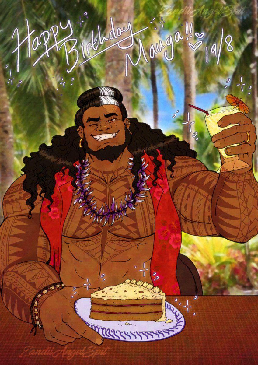 ✨🌺Happy Birthday Mauga, my beloved!~🌺✨
~
#Mauga / #Overwatch