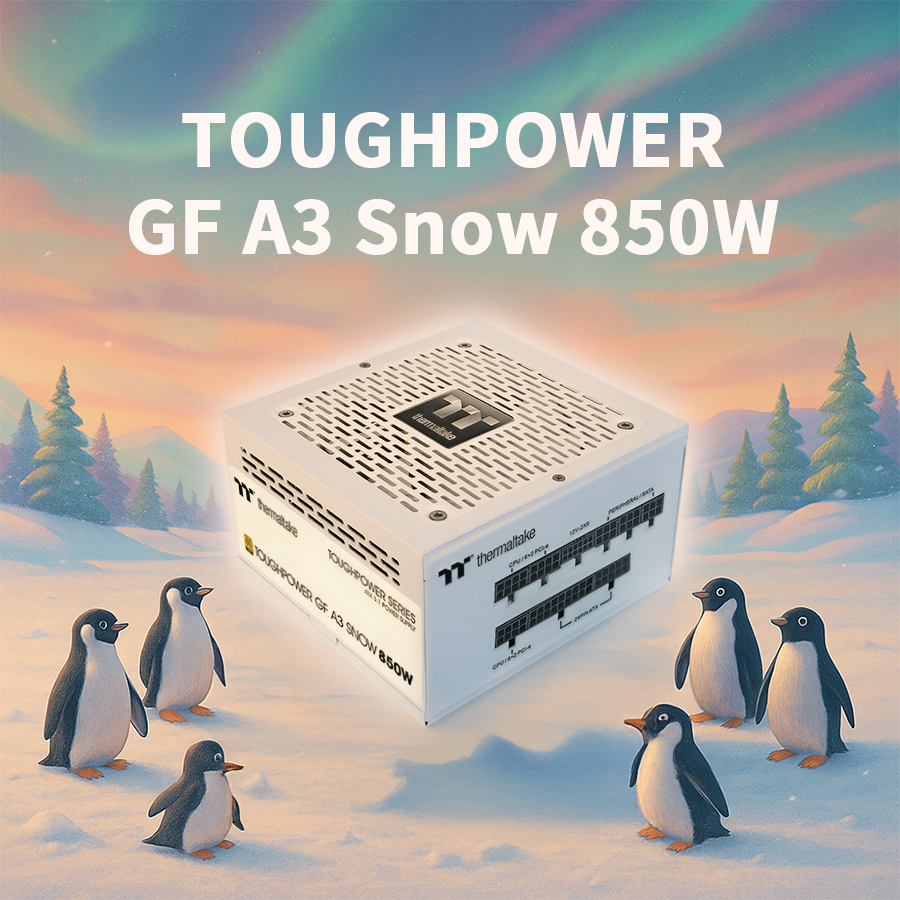 ThermaltakeInc's tweet photo. The Toughpower GF A3 delivers 80 PLUS Gold efficiency with full ATX 3.0 and PCIe Gen 5 support, designed to fuel your next-gen rig without compromise.
๐ Discover the series: https://t.co/ZgKDlQci0x
#Thermaltake #ToughpowerGF #PCBuild #PSU #GFA3 #ATX31 #intelatx31 #PowerSupply https://t.co/CsE0aOZTFZ
