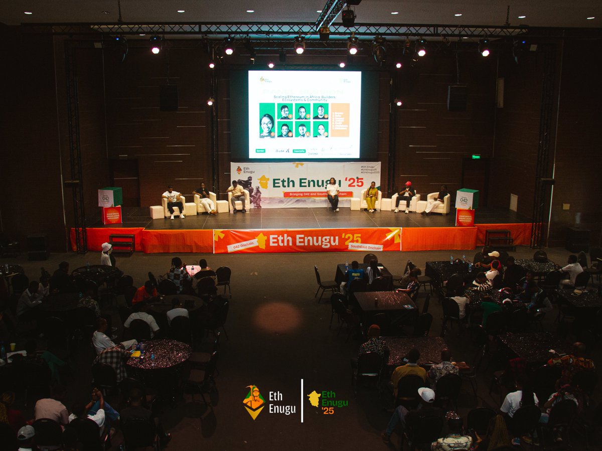 Eth_Enugu's tweet image. The @Eth_Enugu ‘25 conference experience was phenomenal 🧨⚡️
History was made as we officially held the 1st ever @ethereum conference in 🇳🇬 & brought 042 & South East Onchain!!
Officially also marked the close of the 2 weeks @Eth_Enugu Pop up city & builder residency.
Photos…