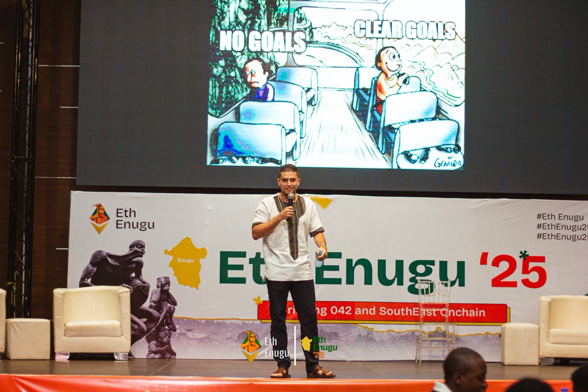 Eth_Enugu's tweet image. The @Eth_Enugu ‘25 conference experience was phenomenal 🧨⚡️
History was made as we officially held the 1st ever @ethereum conference in 🇳🇬 & brought 042 & South East Onchain!!
Officially also marked the close of the 2 weeks @Eth_Enugu Pop up city & builder residency.
Photos…