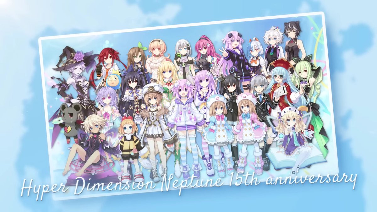 Happy 15th Anniversary to Hyperdimension Neptunia Thank you so