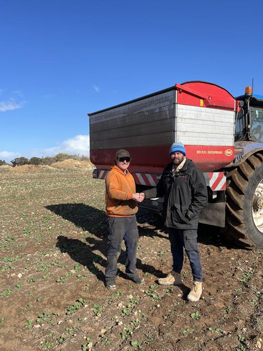 🌱 Congrats to Brayden Cocks on his new Vicon RO-XXL-Geo-ISO Spreader — ready to boost crop health &amp; productivity!

👏 Thanks to our Murray Bridge team &amp; tech Jim Legget for the install.

Thanks for partnering with us, Brayden!