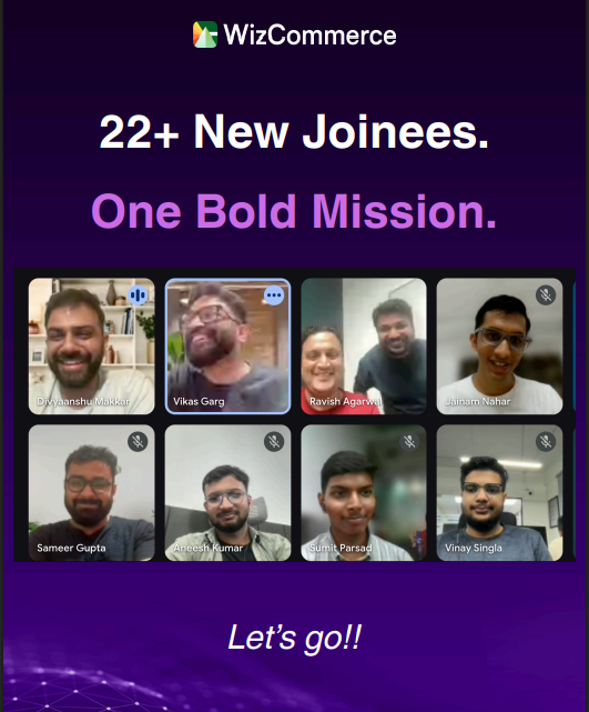 WizCommerceAI's tweet photo. How do you build a global B2B community? 🌐
You start with your own. 💙

Earlier this month, we welcomed 22+ new joiners, curious minds who love challenges and are eager to keep learning. Each one brings fresh energy and strength to our WizCommerce family.

To reimagine B2B with AI, we need people who dream big, think bold, and grow together. 🚀

We couldn't be more excited to collaborate with these bright minds! 

#WizCommerceAI