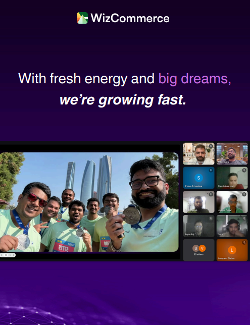 WizCommerceAI's tweet photo. How do you build a global B2B community? 🌐
You start with your own. 💙

Earlier this month, we welcomed 22+ new joiners, curious minds who love challenges and are eager to keep learning. Each one brings fresh energy and strength to our WizCommerce family.

To reimagine B2B with AI, we need people who dream big, think bold, and grow together. 🚀

We couldn't be more excited to collaborate with these bright minds! 

#WizCommerceAI