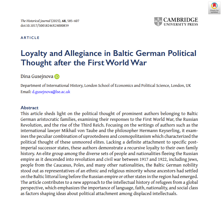 The Historical Journal tweet media