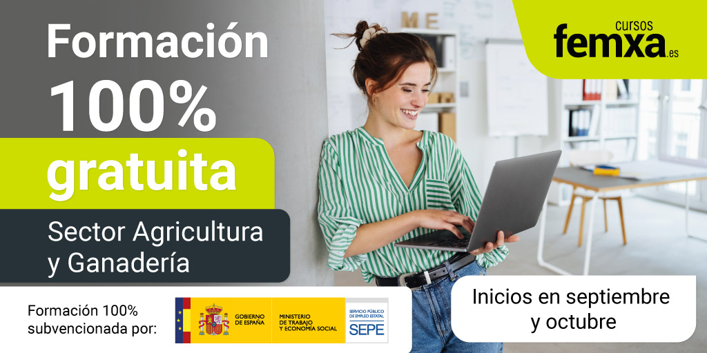 ¿Trabajas en agricultura, ganadería o actividades forestales? 👨‍🌾🌲
¡Adáptate a los cambios en tu sector con estos cursos gratuitos!
👉 f.mtr.cool/tqzinkfzjx

✅ Hay 30 opciones, online y sin horarios.

#agricultura #ganaderos #rural #forestales