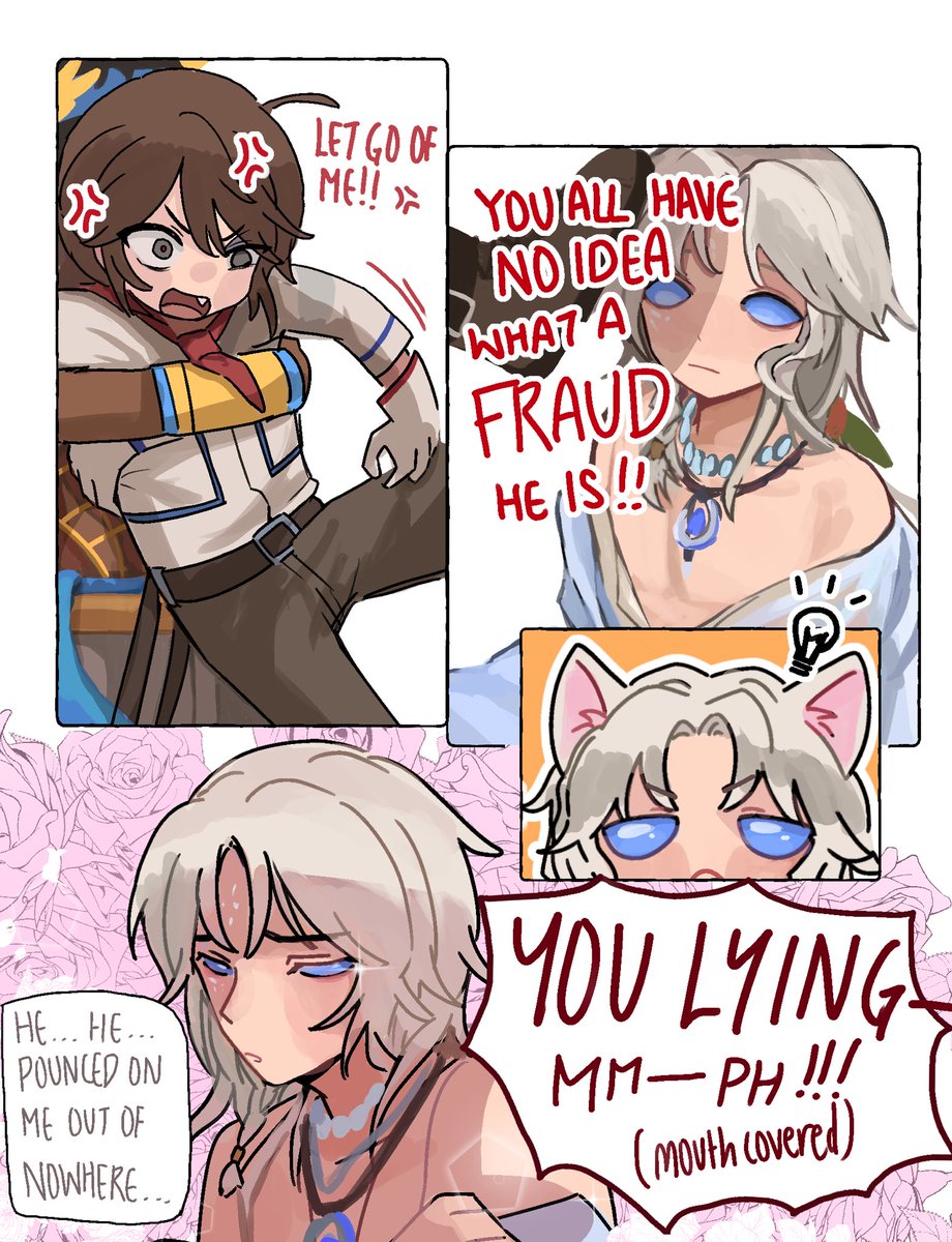 The secret ending where Luca can't control his aggression :D
But Luca you're too honest of a person… you can't win…
I got so lazy it took forever for me to finish this LOL