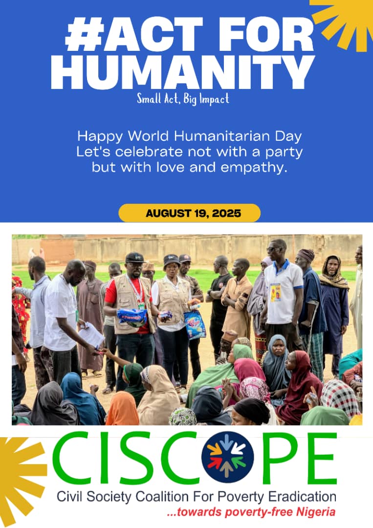 Happy World Humanitarian Day from all of us <a href="/CISCOPEOfficial/">CISCOPE NIGERIA</a>