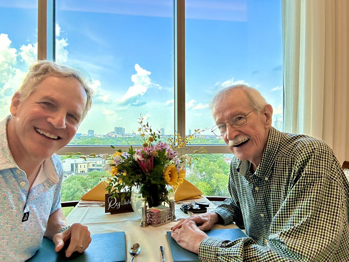 AstroDocScott's tweet image. Celebrating the 90 solar orbits of my Dad, Ed Parazynski! (And yes, three birthday celebrations…)