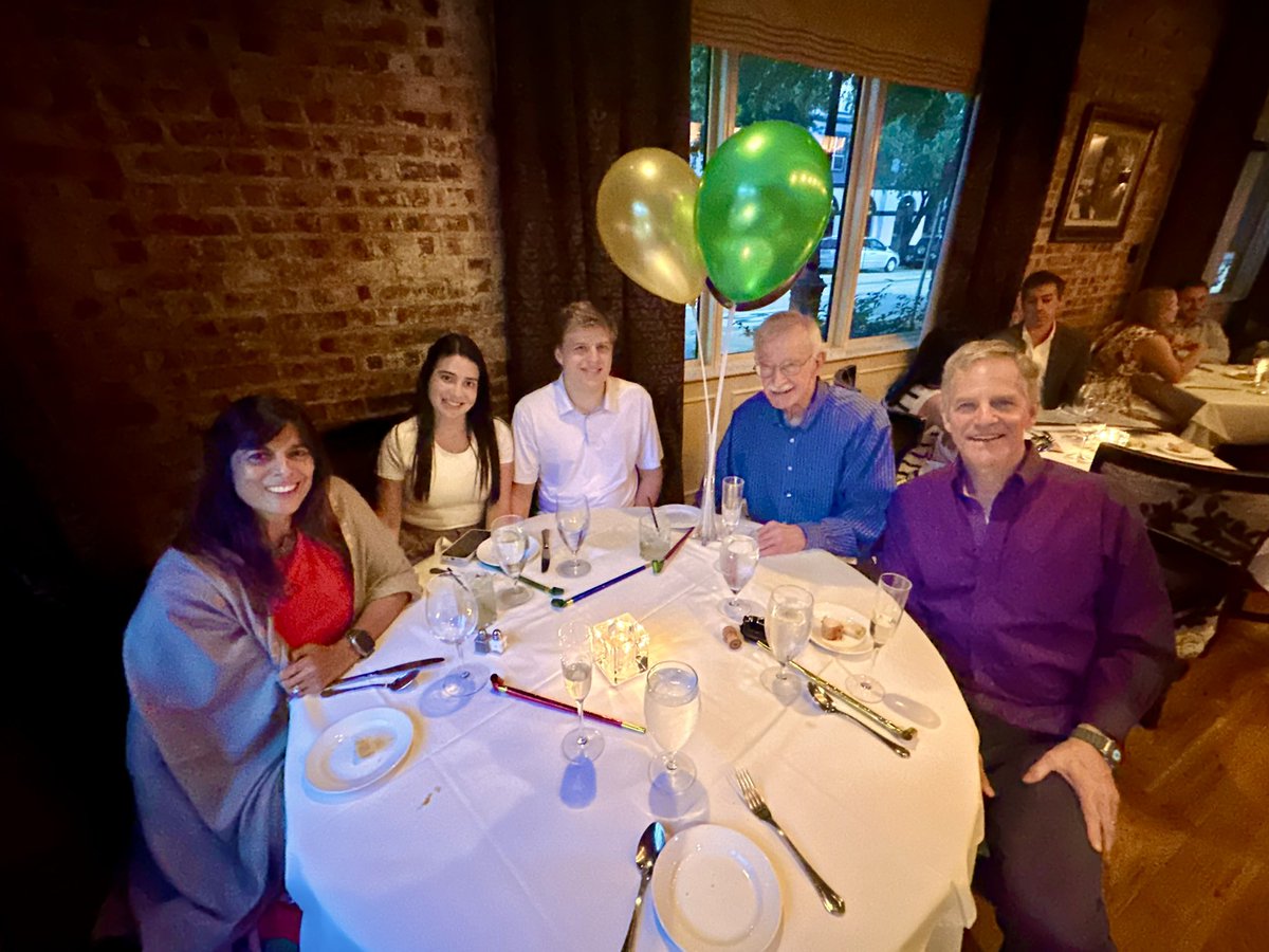 AstroDocScott's tweet image. Celebrating the 90 solar orbits of my Dad, Ed Parazynski! (And yes, three birthday celebrations…)