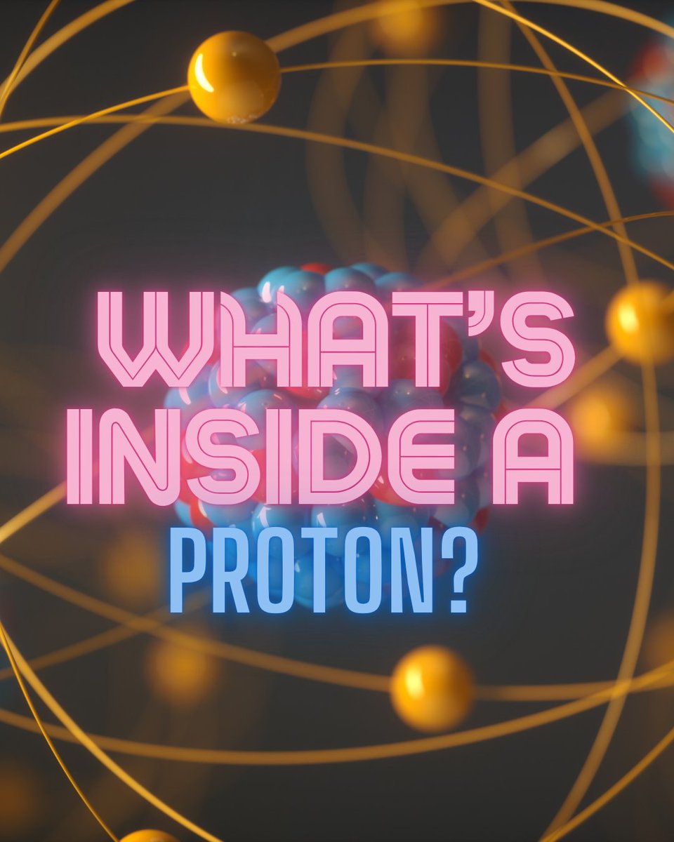 What’s inside a proton? A proton isn’t just a tiny dot, it’s a buzzing storm of quarks and gluons, held together by the strongest force in nature: the strong nuclear force!
🌀The more we look inside, the more complex it gets.
#ProtonStructure #IPPOG
