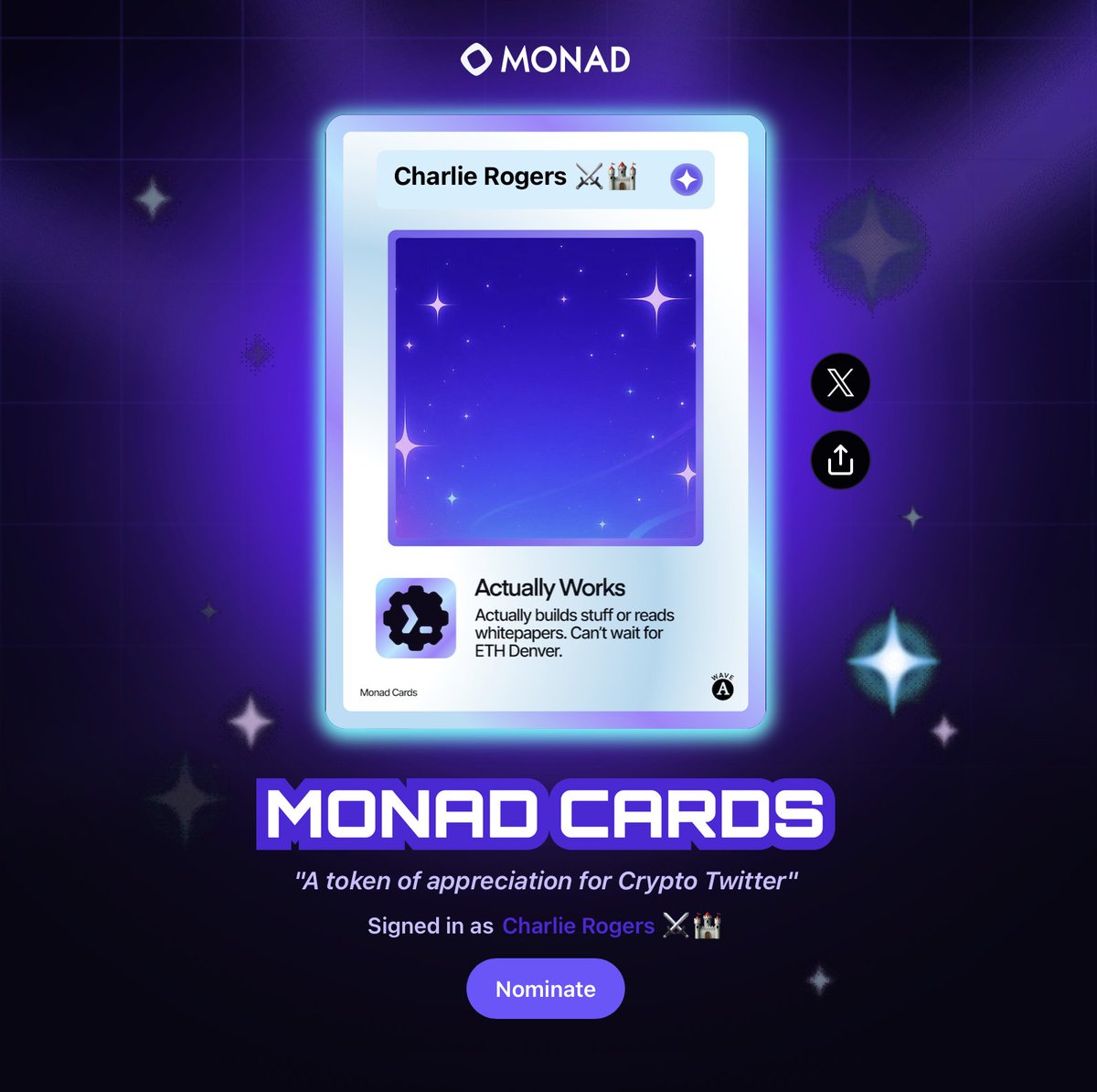 claimed my <a href="/monad/">Monad ⨀</a> card! 

Soon? 👀
