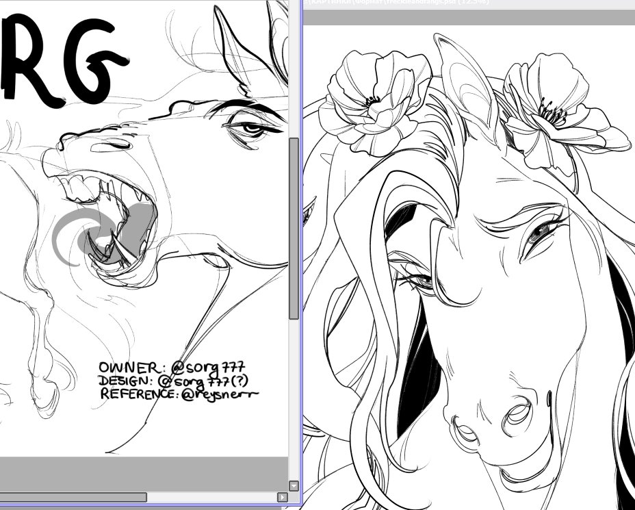 working on more commissions ✍️✍️