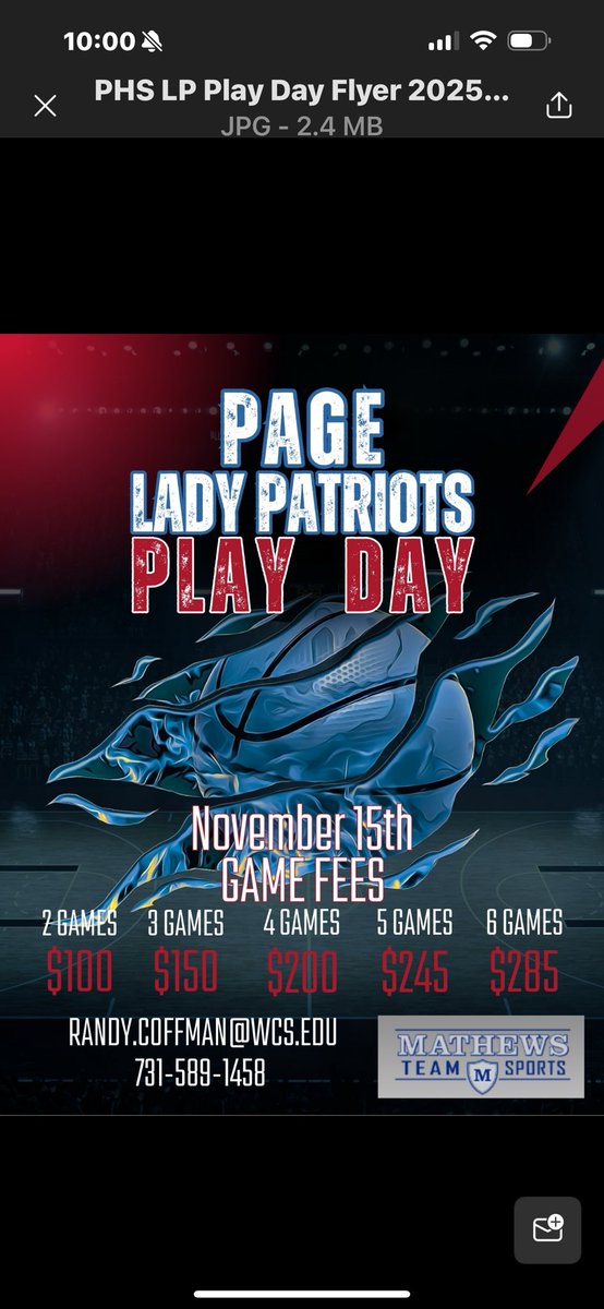 High School Preseason Action Loading…Excited to partner with Mathews Team Sports for the second year in Row!