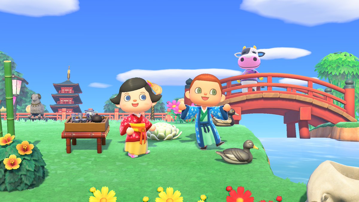 Hello, hello! Have you heard of the Cowherd and the Weaver Girl? It's actually where the story of Tanabata comes from! In honour of Cowherd &amp; Weaver Girl Day, Nook Shopping are selling related items. Be sure to check them out!