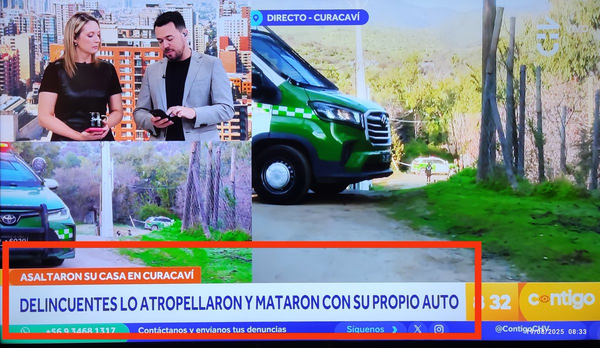 Sebastián Rivera💚🇨🇱22% y 64% En Contra y PNL (@sebasti45781359) on Twitter photo El jueves le entraron a robar, se hizo la denuncia correspondiente.
Volvieron hoy a las 03:00 para llevarse la camioneta. Llega <a href="/Carabdechile/">Carabineros de Chile</a> hace procedimiento y se retira.
A las 05:00 vuelven los mismos criminales le roban la camioneta y lo Asesinan.
Nótese la flojera de la El jueves le entraron a robar, se hizo la denuncia correspondiente.
Volvieron hoy a las 03:00 para llevarse la camioneta. Llega <a href="/Carabdechile/">Carabineros de Chile</a> hace procedimiento y se retira.
A las 05:00 vuelven los mismos criminales le roban la camioneta y lo Asesinan.
Nótese la flojera de la