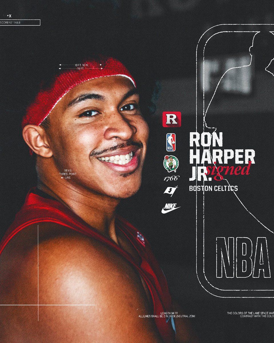 Rutgers Men’s Basketball 🏀 (@rutgersmbb) on Twitter photo Our guy Ron Harper Jr. has signed a contract with the <a href="/celtics/">Boston Celtics</a> ✍️👏
#TheKnighthood🛡️⚔️ Our guy Ron Harper Jr. has signed a contract with the <a href="/celtics/">Boston Celtics</a> ✍️👏
#TheKnighthood🛡️⚔️