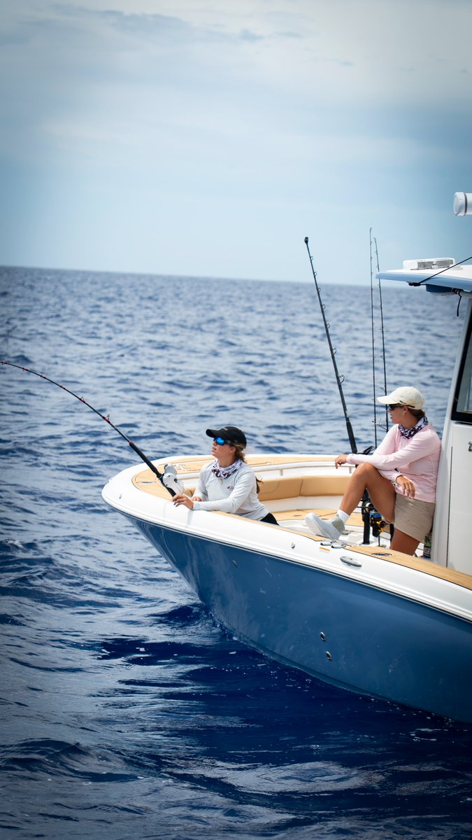 The <a href="/galeforcetwins/">Gale Force Twins</a> are taking their Caymas offshore on The Gale Force Experience — powered by the one and only TACO Marine GS-300 Outrigger Mounts and Carbon Fiber Tele-Outrigger Poles.

#TACOMarine #TACOOnboard #GaleForceTwins #SportFishing #GirlPower #Fishing