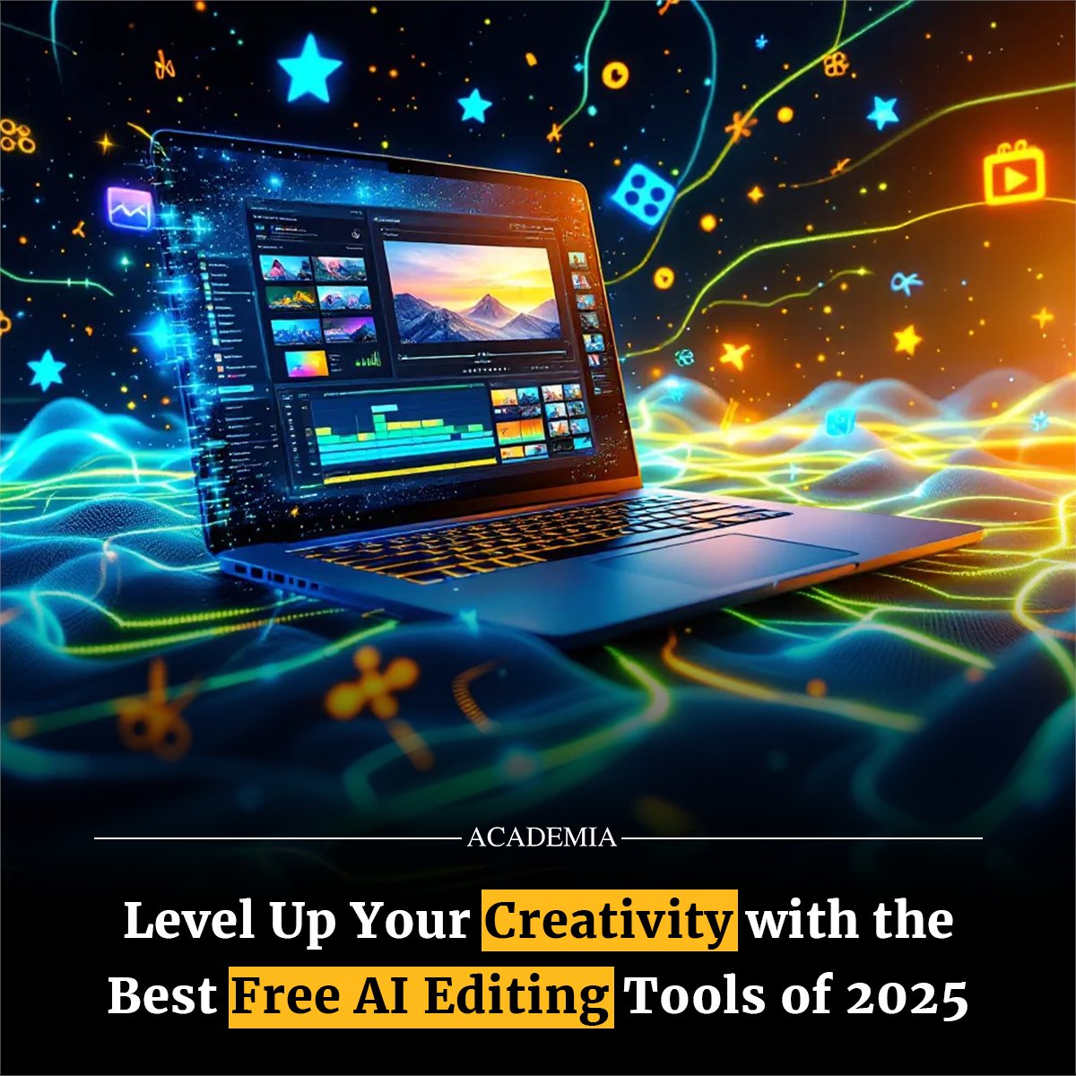 academiamag's tweet image. Unlock your creativity with the 12 𝐁𝐞𝐬𝐭 𝐅𝐫𝐞𝐞 𝐀𝐈 𝐄𝐝𝐢𝐭𝐢𝐧𝐠 tools of 2025. From photos to videos and text, these tools save time, boost quality, and open new creative possibilities—without the cost. #AIEditing #FreeAITools #ContentCreation