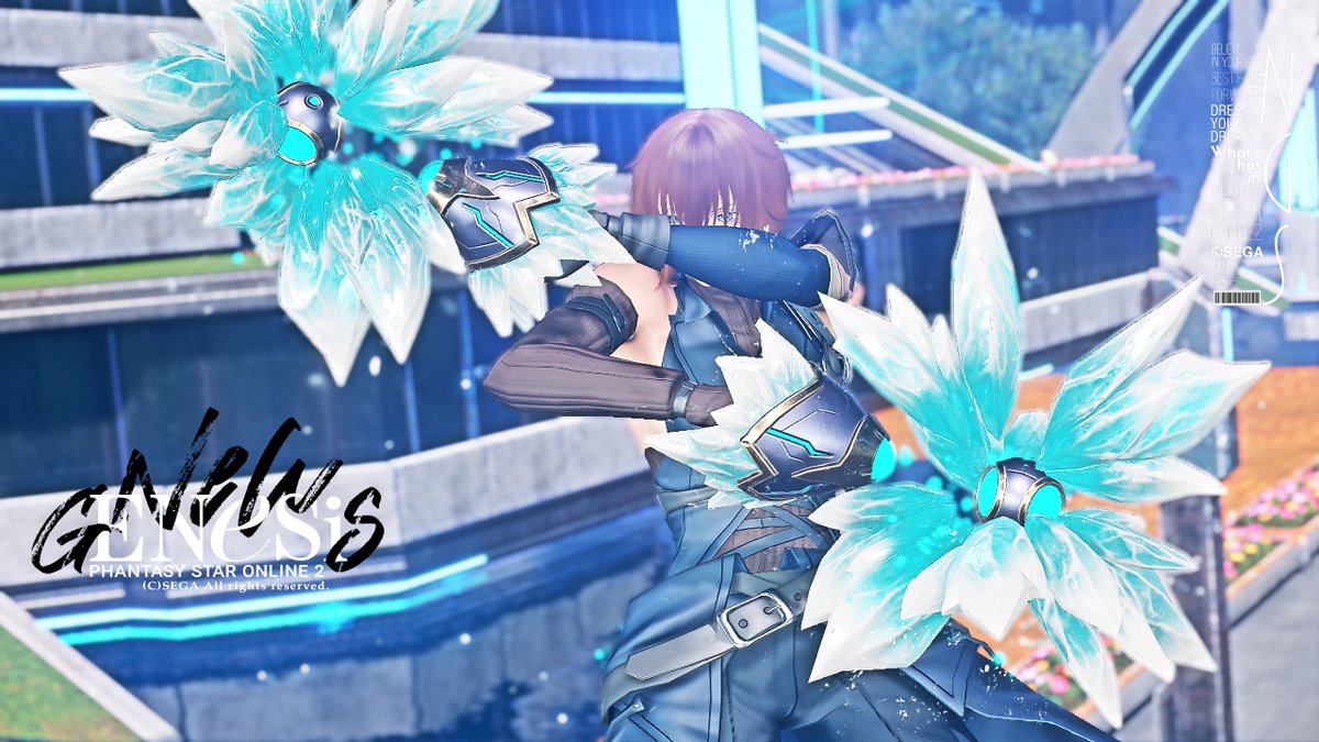 #メンテの日なのでssを貼る
#PSO2NGS_S︎S 
#ma7ロゴ 
『クレス・ヴァッフェルアルマティ(ワイヤーver)』
時間があったので、先週に引き続き今週もクレス迷彩で撮影📸
ワイヤーのモーションを使ったので100枚近く撮って疲れましたが、良い一枚が撮れました👍
カッコ良さや躍動感が伝われば嬉しいです⚔