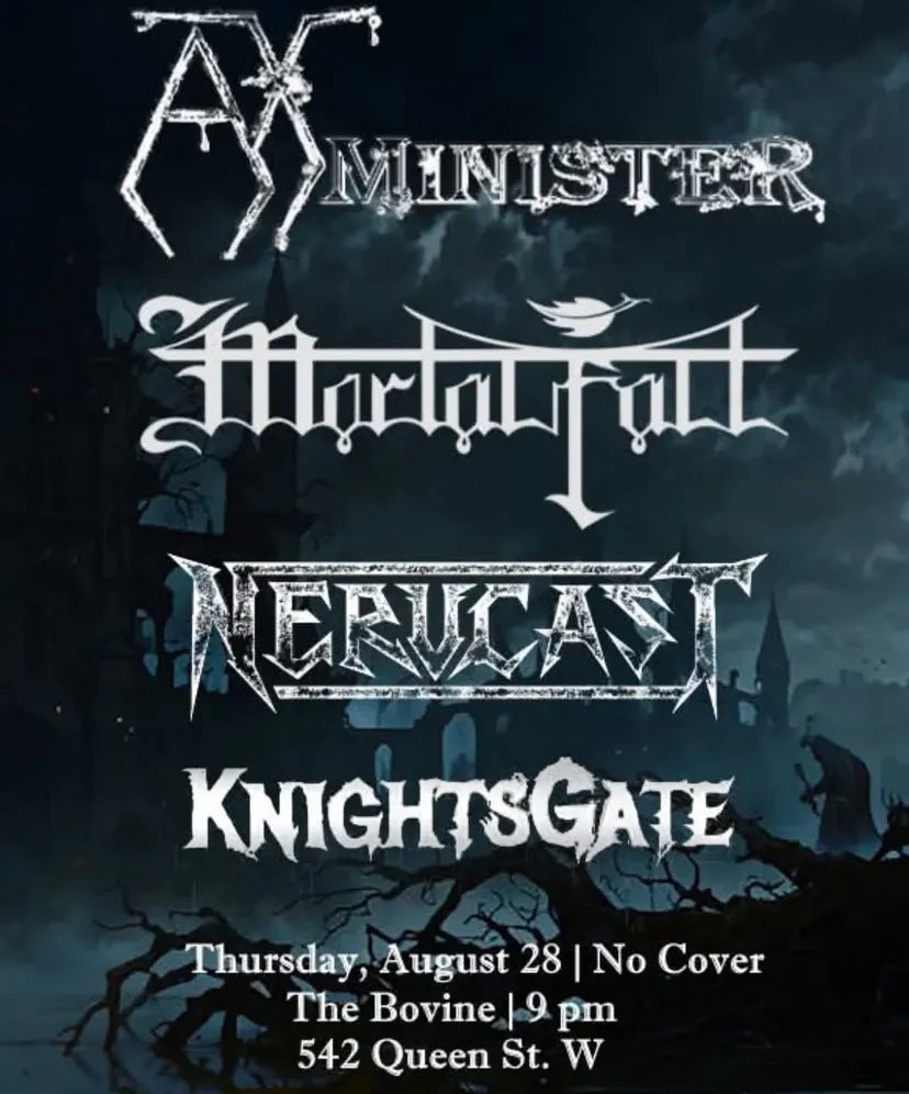 We are playing The Bovine Sex Club on August 28th. Be there!!