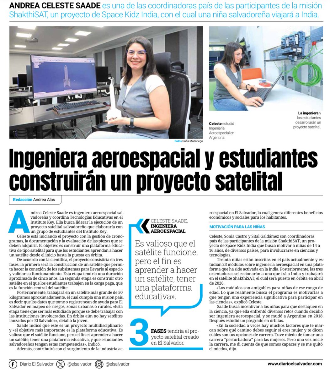 Iniciar la jornada con noticias como esta fortalece mi entusiasmo y convicción de que cada acción impulsada desde <a href="/EduSuperiorSv/">Educación Superior SV</a> contribuye de manera concreta a la construcción del país que soñamos. ¡ Felicitaciones a <a href="/Keyinstitutesv/">Key Institute</a> !