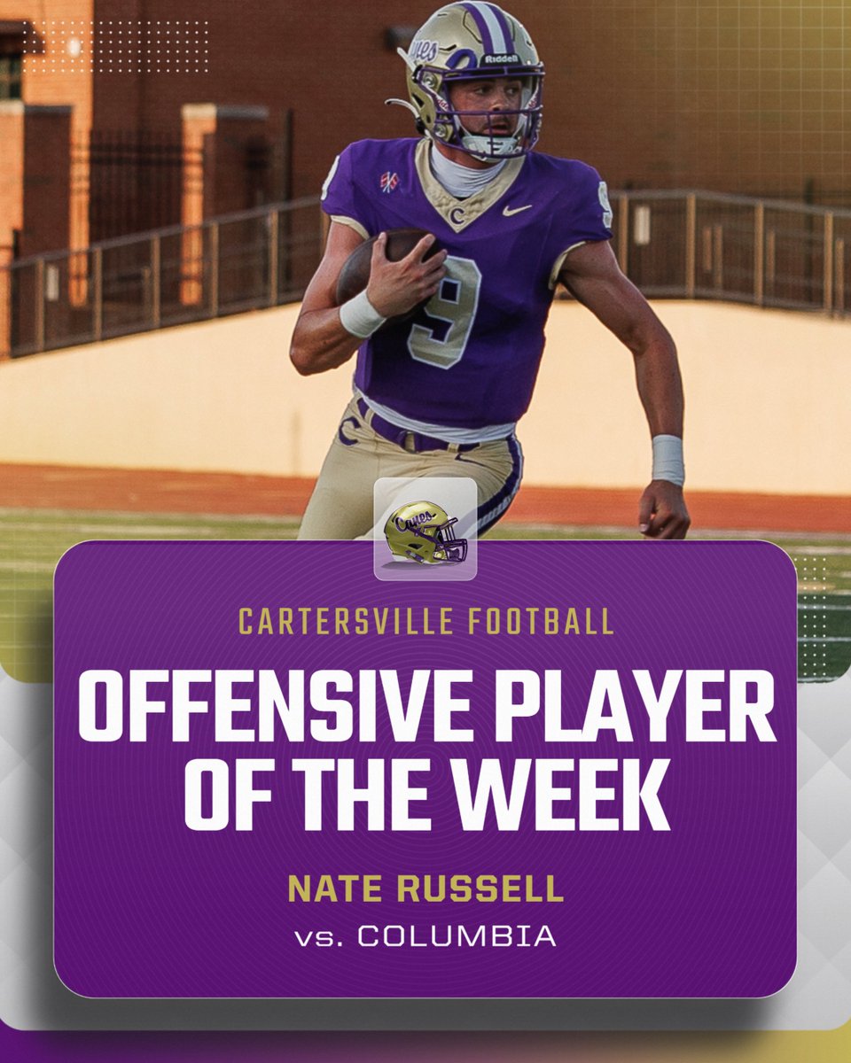 CartersvilleFootball (@chshurricanefb) on Twitter photo Congratulations, <a href="/Nate_Russell_9/">Nate Russell</a>. #IfYouLoveItSayCanes #GreatToBeInTheVille Congratulations, <a href="/Nate_Russell_9/">Nate Russell</a>. #IfYouLoveItSayCanes #GreatToBeInTheVille