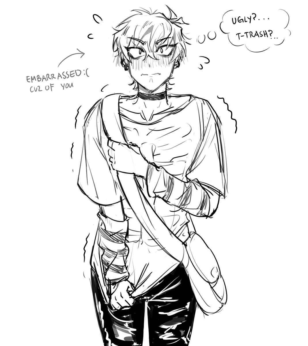 xhenoe's tweet photo. late but THANKS GUYS FOR 1K!! Have this as a gift, I'm sure it will fill you guys up with serotonin and make u VERY happy, enjoy! ^^

POV: You decided to be a meanie and said that he was really ugly and his shirt was the most trash thing you've ever seen❤️#ALNST #till https://t.co/bNXt6nGxcD