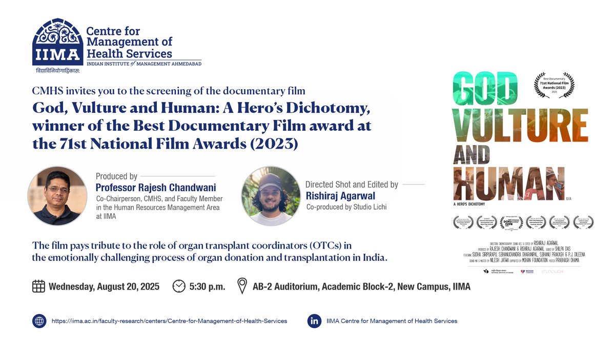 CMHS @ IIMA tweet media