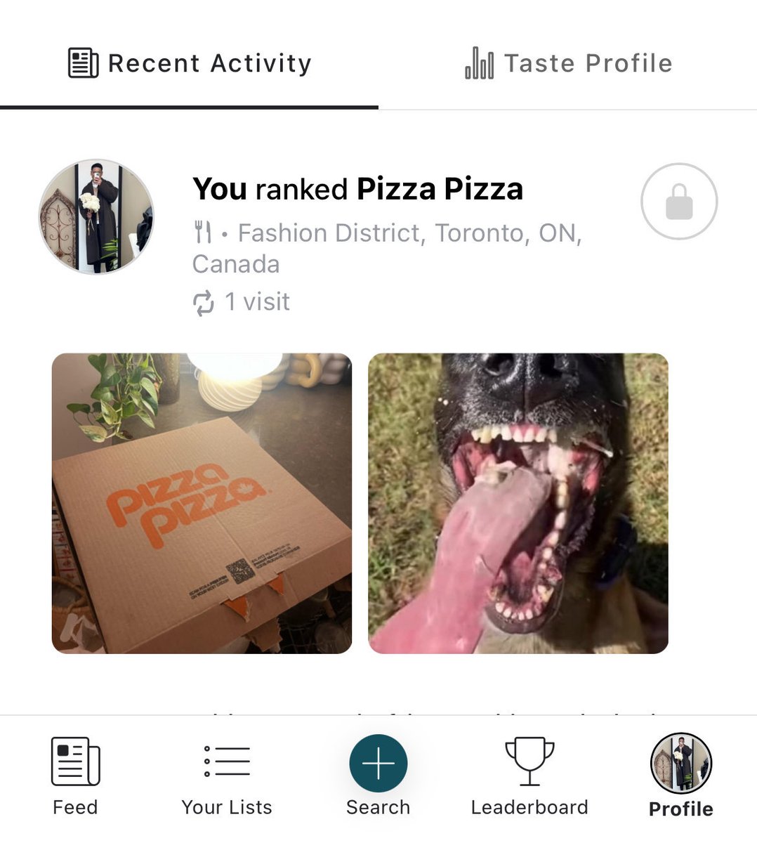 finally got an invite for the food app