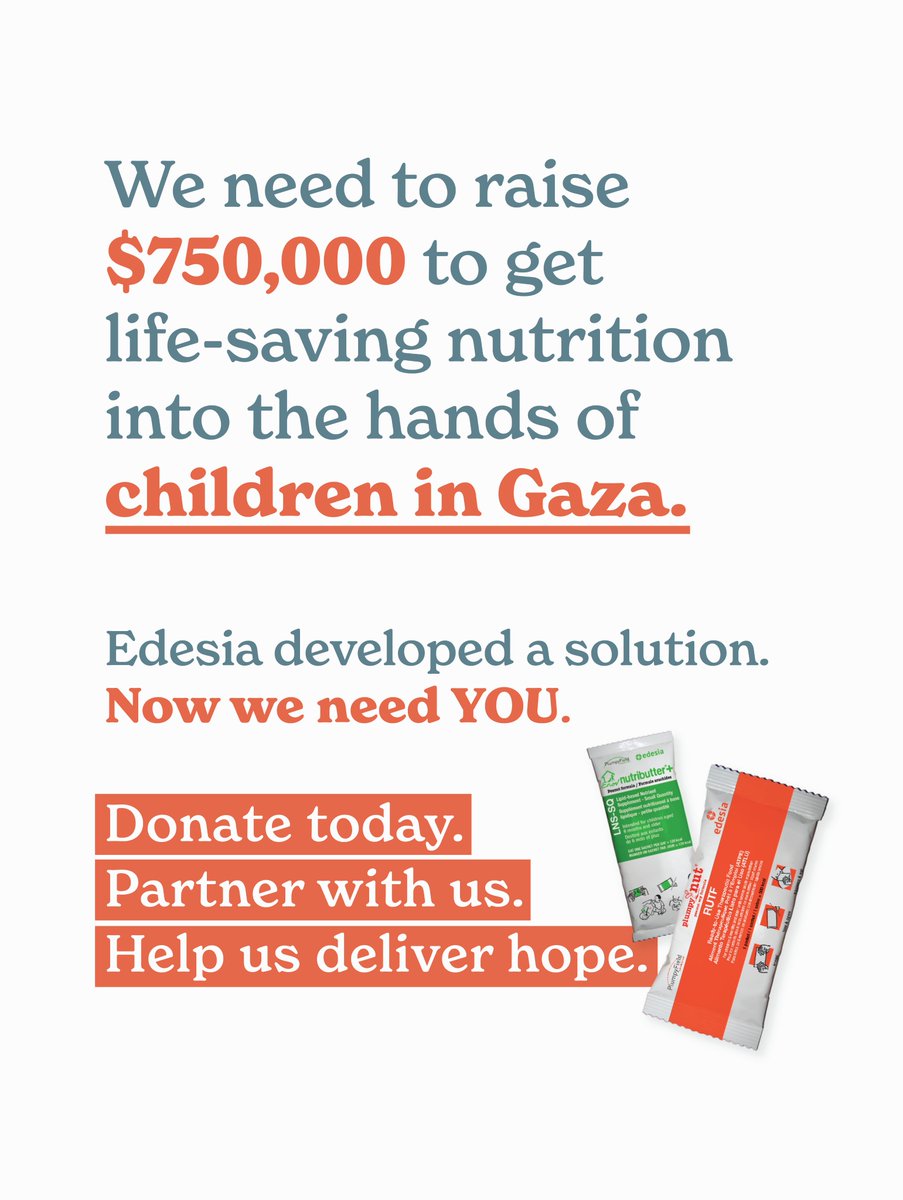 EdesiaNutrition's tweet photo. On this World Humanitarian Day, we honor the courage and collaboration it takes to deliver hope in one of the hardest-to-reach places.

Five partners, one mission: producing, flying, transporting, and hand-delivering life-saving nutrition to children and families who need it most.

Join us:
➡️ Donate today
➡️ Partner with us – info@edesianutrition.org
➡️ Help us deliver hope

#GoHumanityGo